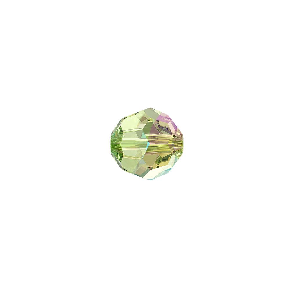 Swarovski (5000) 6mm Round Bead - Peridot Shimmer (Pack of 10)