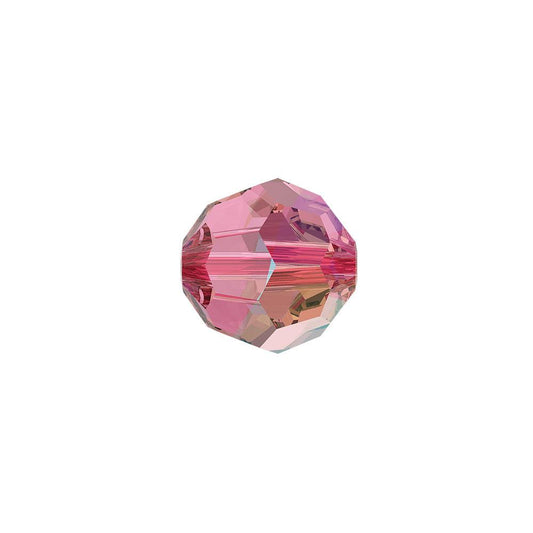 Swarovski (5000) 8mm Round Bead - Rose Shimmer (Pack of 10) - Too Cute Beads