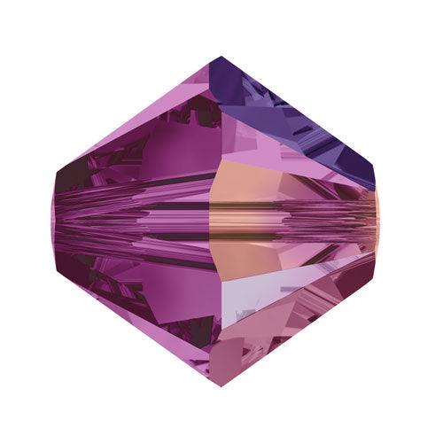 Swarovski 6mm Bicone - Fuchsia 2X (10 Pack) XILION