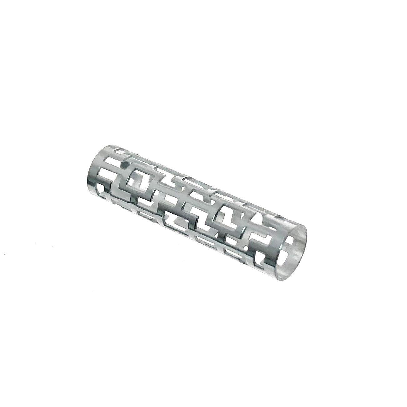 .925 Sterling Silver Frame Pattern Tube - 5mm x 20mm (TCB Exclusive)