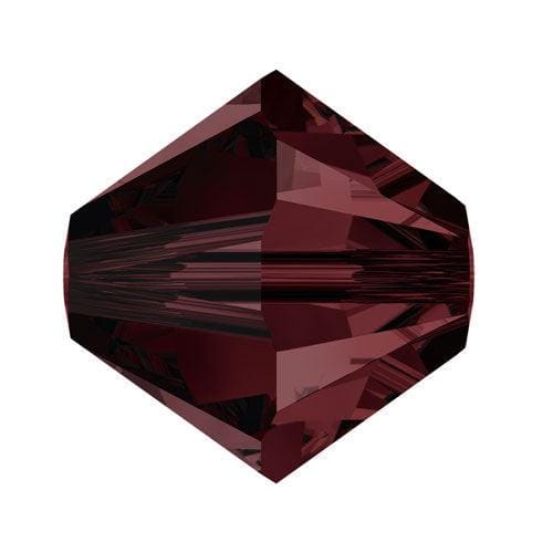 Swarovski 4mm Bicone - Burgundy (10 Pack) XILION