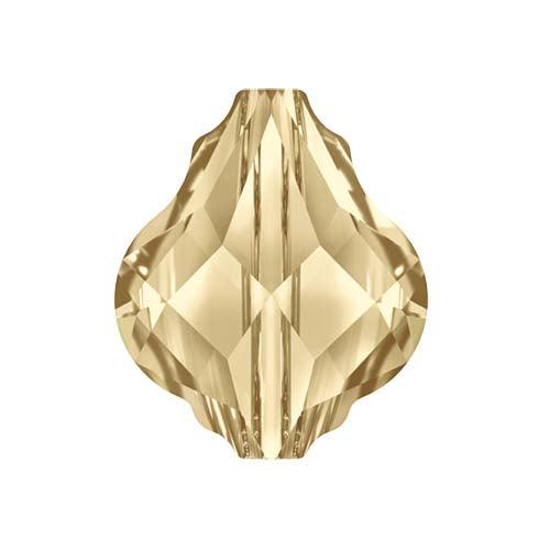 Swarovski (5058) 10mm Baroque Bead - Golden Shadow (1 Piece) - Too Cute Beads