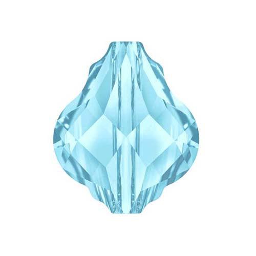 Swarovski (5058) 10mm Baroque Bead - Aqua (1 Piece) - Too Cute Beads