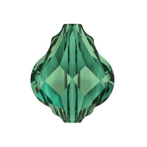 Swarovski (5058) 10mm Baroque Bead - Emerald (1 Piece) - Too Cute Beads