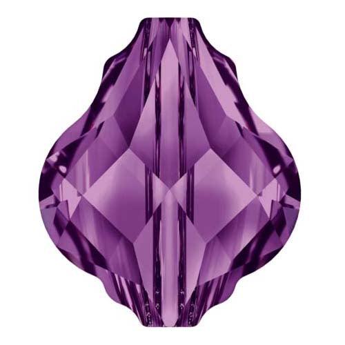 Swarovski (5058) 14mm Baroque Bead - Amethyst (1 Piece)