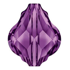 Swarovski (5058) 14mm Baroque Bead - Amethyst (1 Piece) - Too Cute Beads