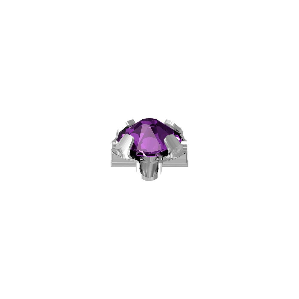 Swarovski 4mm Monte - Amethyst (pk24) - Too Cute Beads