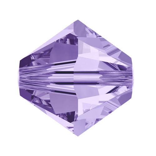 Swarovski 8mm Bicone - Tanzanite (10 Pack) XILION