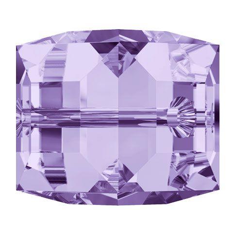 Swarovski 8mm Cube Bead - Tanzanite (1 Piece) - Too Cute Beads