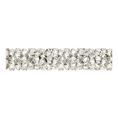 Swarovski 5951 30mm Fine Rocks Tube Bead - Moonlight (No Cap) - Too Cute Beads