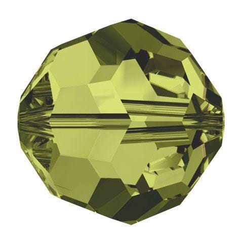 Swarovski 4mm Round - Khaki (10 Pack)