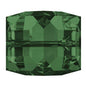 Swarovski 8mm Cube Bead - Fern Green Satin (1 Piece) No longer in Production - Too Cute Beads