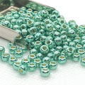 TOHO 6/0 Permanent Finish Seed Beads - Aqua Galvanized (14g - Approx 180 Pieces) - Too Cute Beads