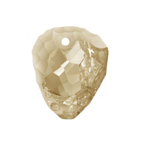 Swarovski 23mm Rock Pendant - Crystal Golden Shadow (1pc) - Too Cute Beads