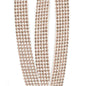 Swarovski 5 Row CrystalTex Chaton Banding - Crystal Golden Shadow (Sold Per Inch) - Too Cute Beads
