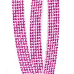 Swarovski 5 Row CrystalTex Chaton Banding - Rose (Sold Per Inch) - Too Cute Beads