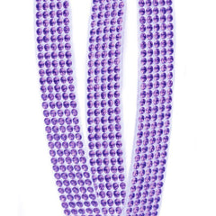 Swarovski 5 Row CrystalTex Chaton Banding - Tanzanite (Sold Per Inch) - Too Cute Beads