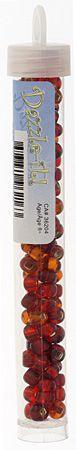 CZECH SEEDBEAD APPROX 22g VIAL 6/0 RED S/L MIX - Too Cute Beads
