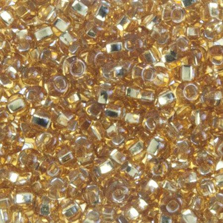 CZECH SEEDBEAD APPROX 22g VIAL 8/0 S/L GOLD - Too Cute Beads