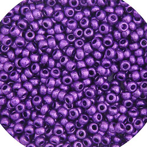 CZECH SEEDBEAD APPROX 22g VIAL 8/0 METALLIC PURPLE - Too Cute Beads