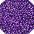 CZECH SEEDBEAD APPROX 22g VIAL 8/0 METALLIC PURPLE - Too Cute Beads