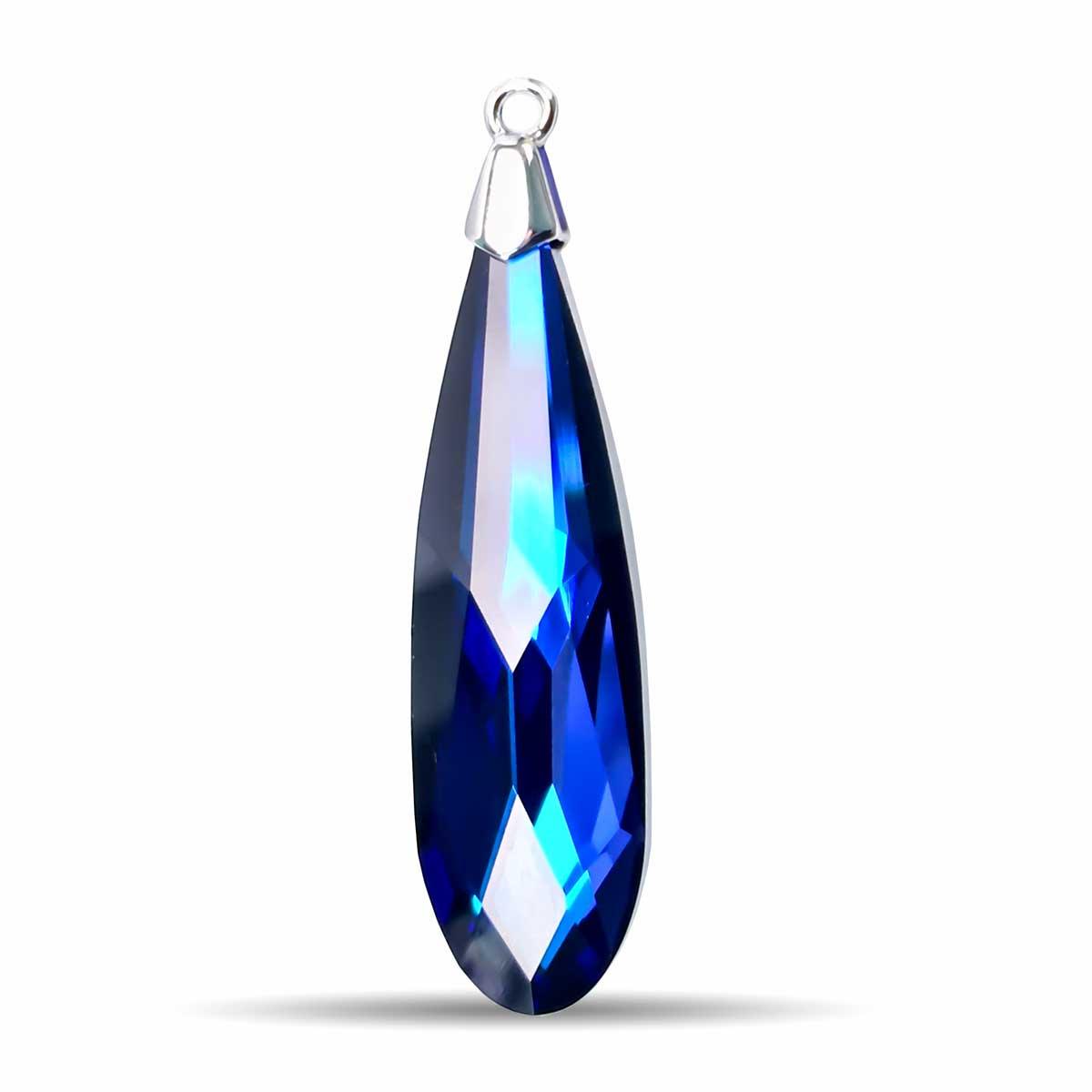 Swarovski 6533 Raindrop Pendant - Crystal Bermuda Blue