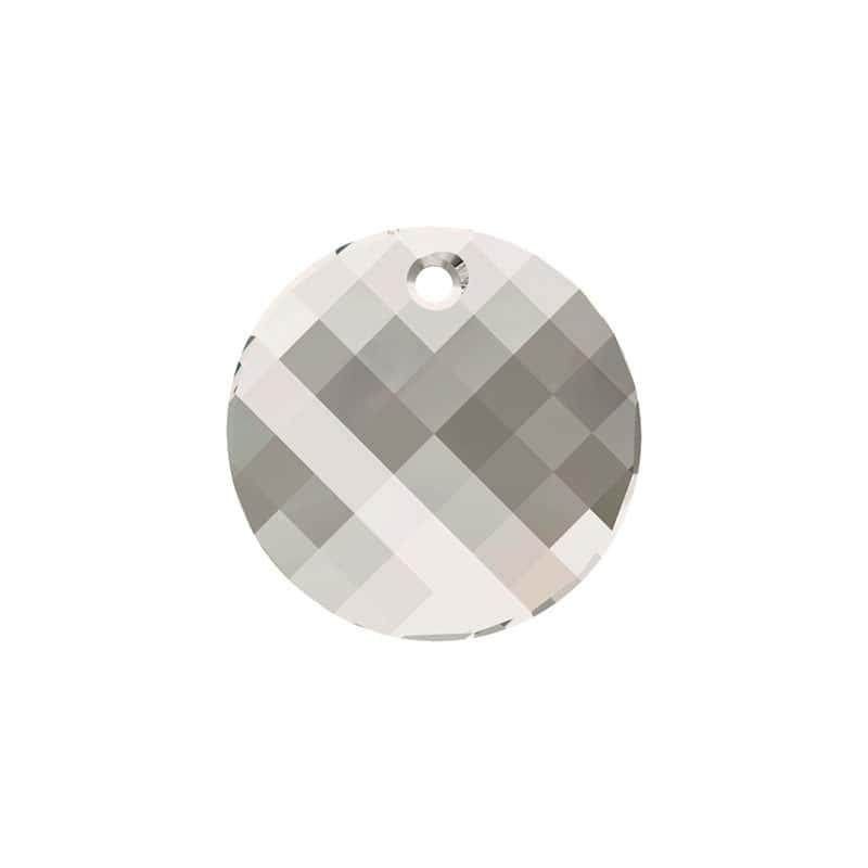 Swarovski 18mm Twist Pendant - Crystal Silver Shade (1pc) - Too Cute Beads