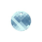 Swarovski 18mm Twist Pendant - Aquamarine (1pc) - Too Cute Beads