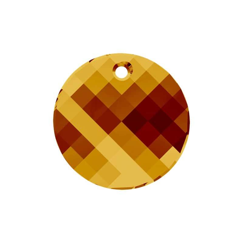 Swarovski 28mm Twist Pendant - Crystal Copper (1pc) - Too Cute Beads