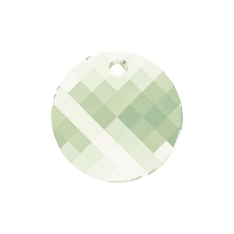 Swarovski 28mm Twist Pendant - Luminous Green (1pc)