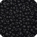 Czech Seedbead 11/0 Black Opaque approx 23g - Too Cute Beads