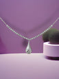Stunning Silver Teardrop Necklace Kit - Too Cute Beads
