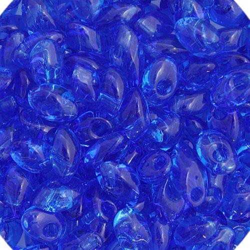 Long Magatama 4x7mm Sapphire Tr. (23g Vial) - Too Cute Beads