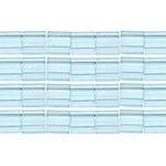 TILA 5x5mm 2Hole approx. 5.2g Aquamarine Tr. Matte AB - Too Cute Beads