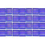 TILA 5x5mm 2Hole approx. 5.2g Ocean Blue Tr. Matte AB - Too Cute Beads