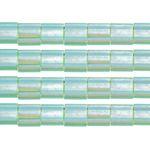 TILA 5x5mm 2Hole approx. 5.2g Seafoam Green Tr. Luster - Too Cute Beads