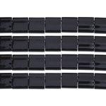 TILA 5x5mm 2Hole approx. 5.2g Black Opaque - Too Cute Beads