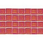 TILA 5x5mm 2Hole approx. 5.2g Red Opaque Matte AB - Too Cute Beads