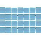 TILA 5x5mm 2Hole approx. 5.2g Light Blue Opaque Matte AB - Too Cute Beads