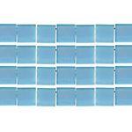 TILA 5x5mm 2Hole approx. 5.2g Light Blue Opaque Matte AB - Too Cute Beads