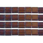 TILA 5x5mm 2Hole approx. 5.2g Dk Raspberry Op. Iris Metallic - Too Cute Beads