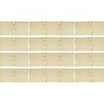TILA 5x5mm 2Hole approx. 5.2g Eggshell Opaque Matte - Too Cute Beads