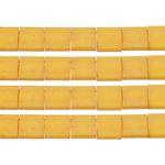 TILA 5x5mm 2Hole approx. 5.2g Mustard Opaque Matte - Too Cute Beads