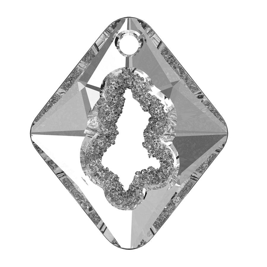 Swarovski 6926 36mm Growing Crystal Rhombus Pendant - Crystal