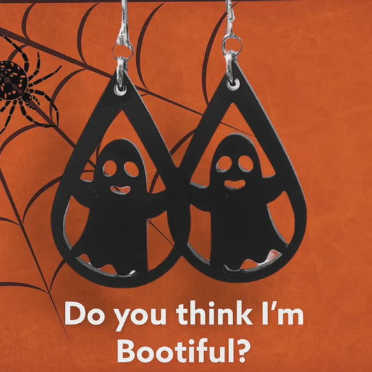 Bootiful Ghost Halloween Earring Kit - Too Cute Beads