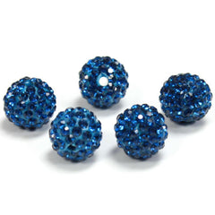 10mm Pave Beads for Shamballa Bracelets (Sold by the Piece) - Too Cute Beads