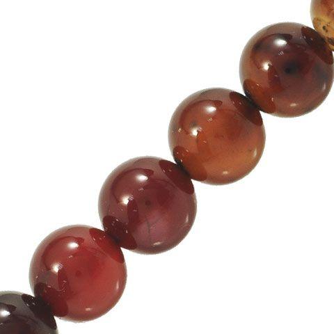 8mm Round Halloween Onyx Beads (Pack of 10) - Too Cute Beads