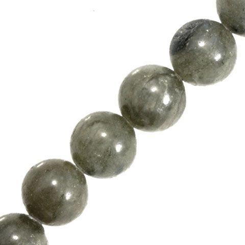 8mm Round Labradorite Beads (Pack of 10) - Too Cute Beads