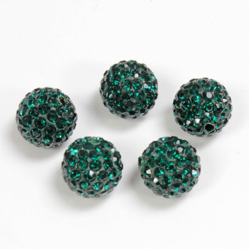 10mm Pave Beads for Shamballa Bracelets (Sold by the Piece) - Too Cute Beads