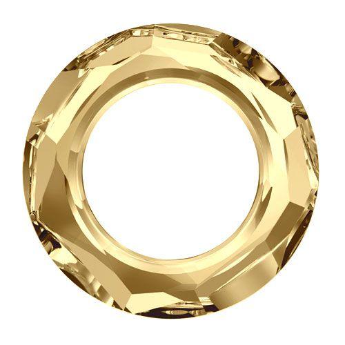 Swarovski 14mm Cosmic Ring - Crystal Golden Shadow (1pc) - Too Cute Beads